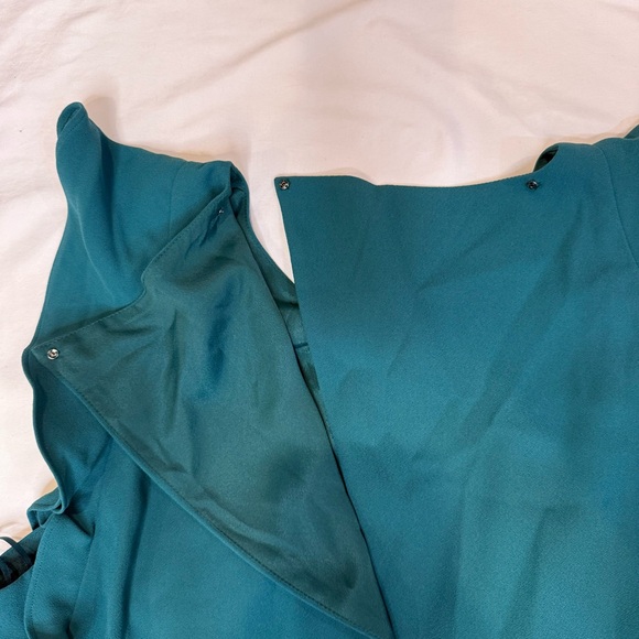 NWT J. Crew Sleeveless Ruffle Jumpsuit Blue - Picture 13 of 16